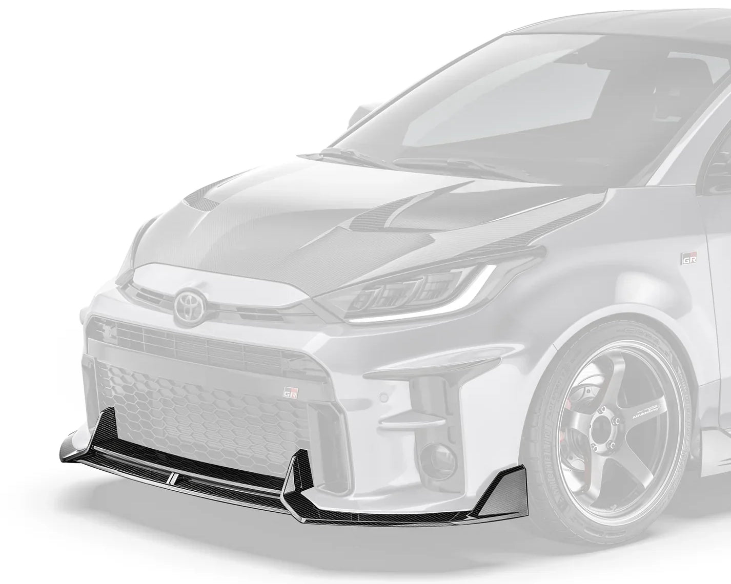 Carbon Fiber Front Lip for Toyota GR Yaris 2020-2024