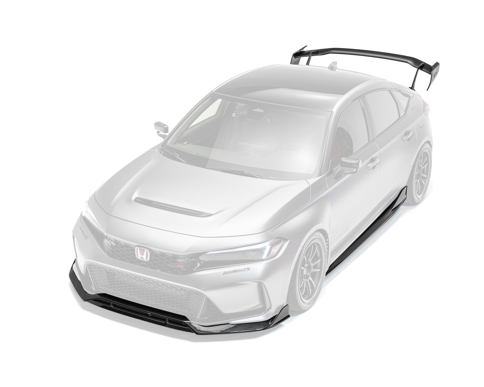 Carbon Fiber Full Lip Kit Bundle for Honda Civic FL5 2022+