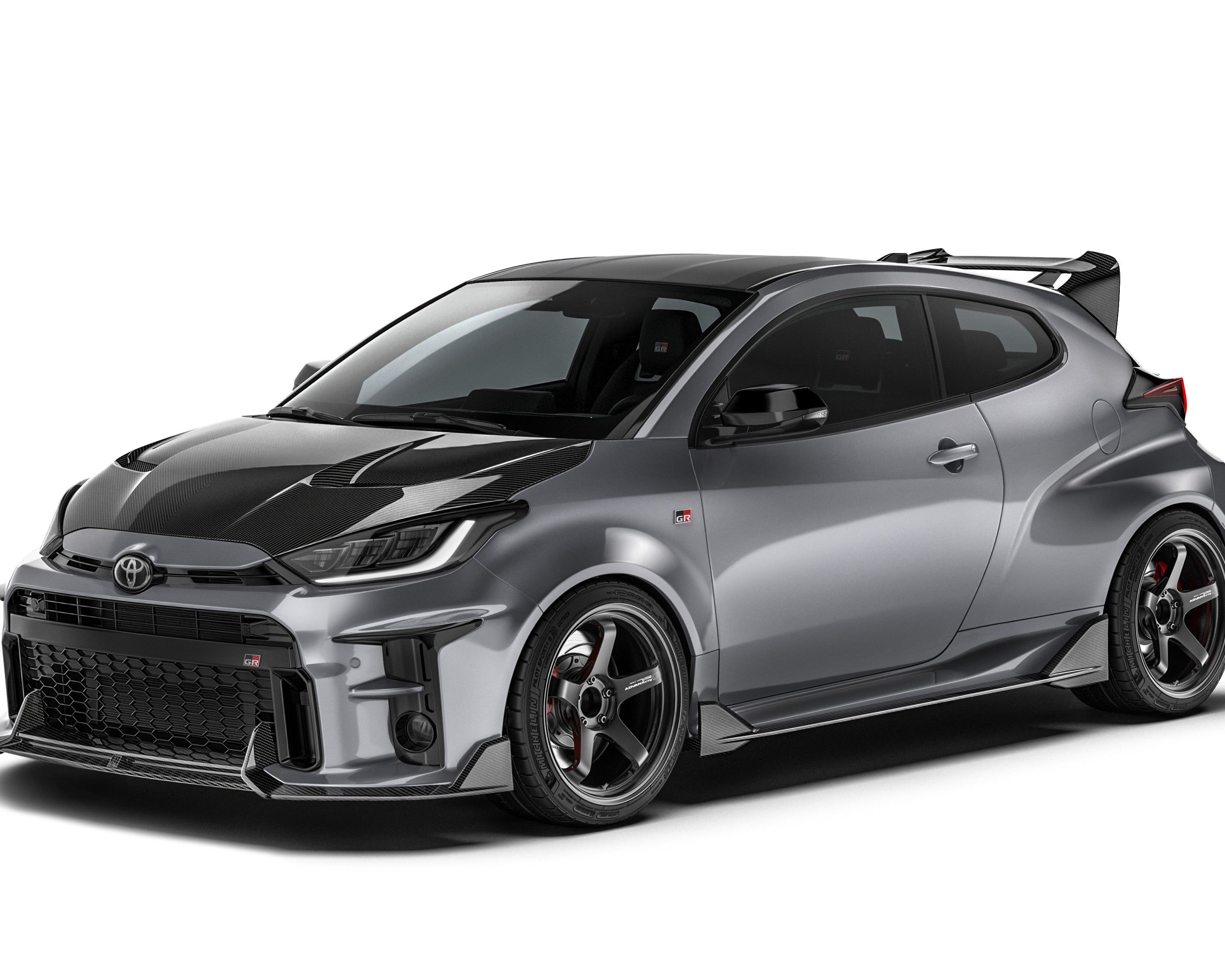 Carbon Fiber Full Lip Kit Bundle for Toyota GR Yaris Gen 1