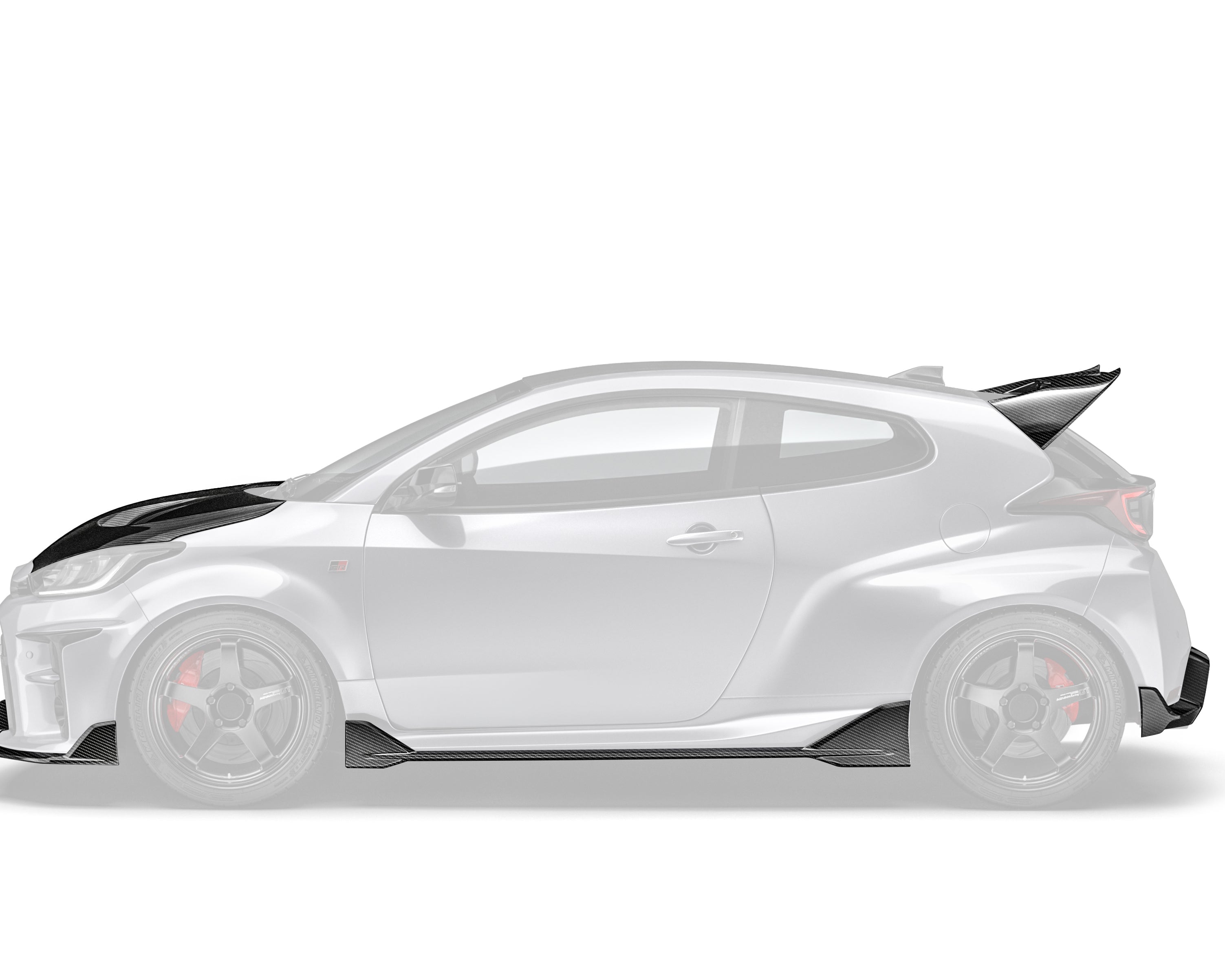 Carbon Fiber Full Lip Kit Bundle for Toyota GR Yaris Gen 1