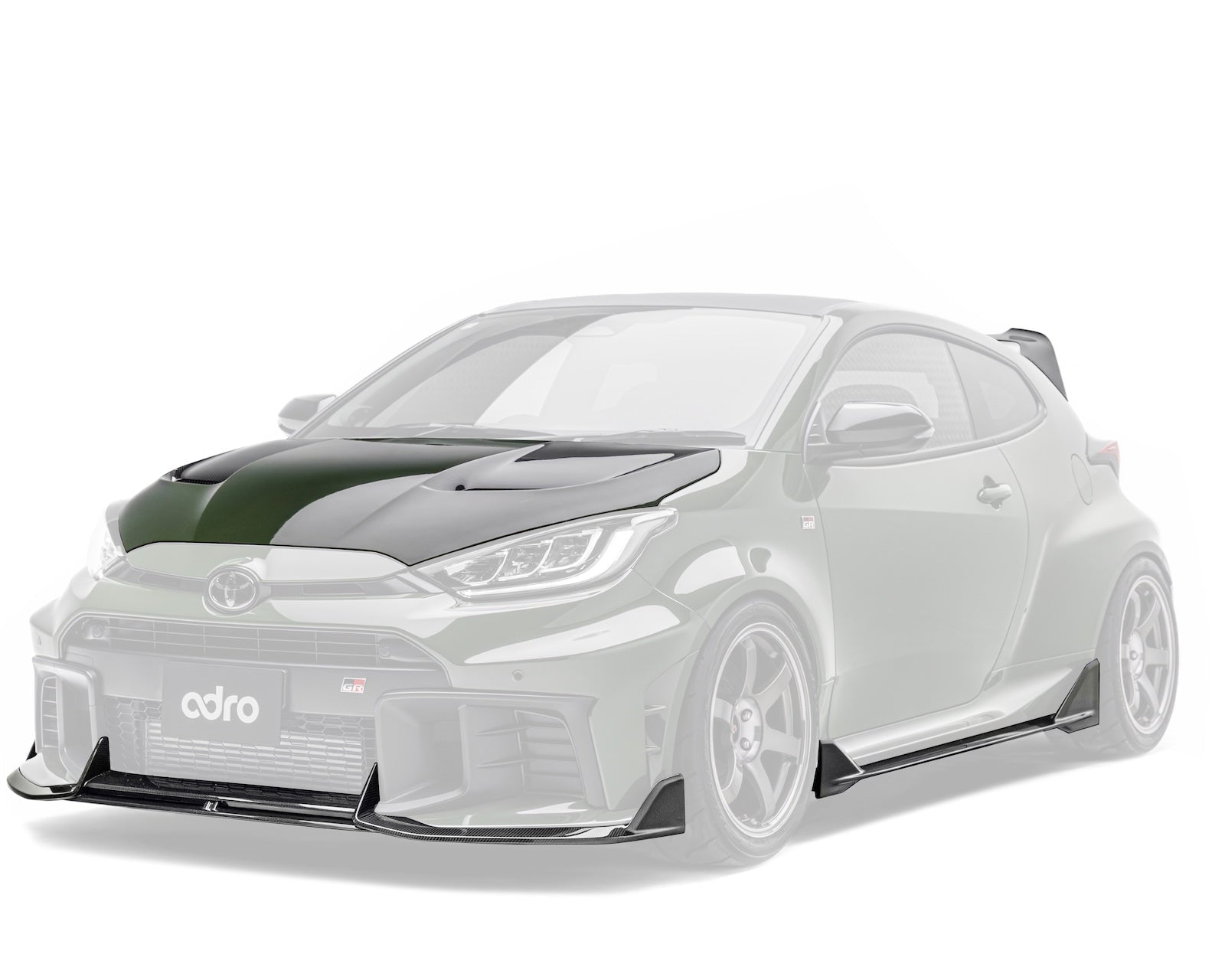 Carbon Fiber Full Lip Kit Bundle for Toyota GR Yaris Gen 2