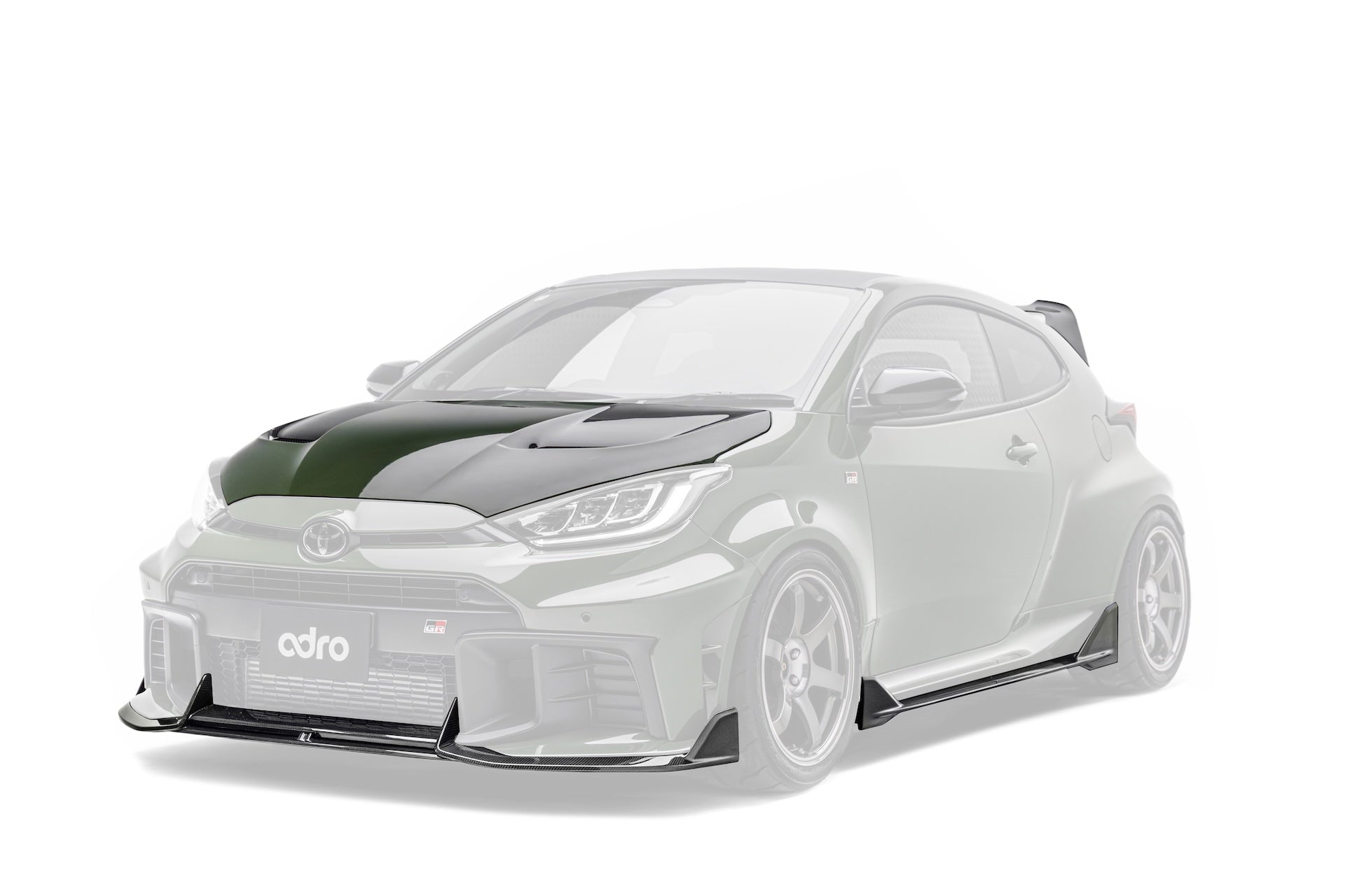 Carbon Fiber Full Lip Kit Bundle for Toyota GR Yaris Gen 2