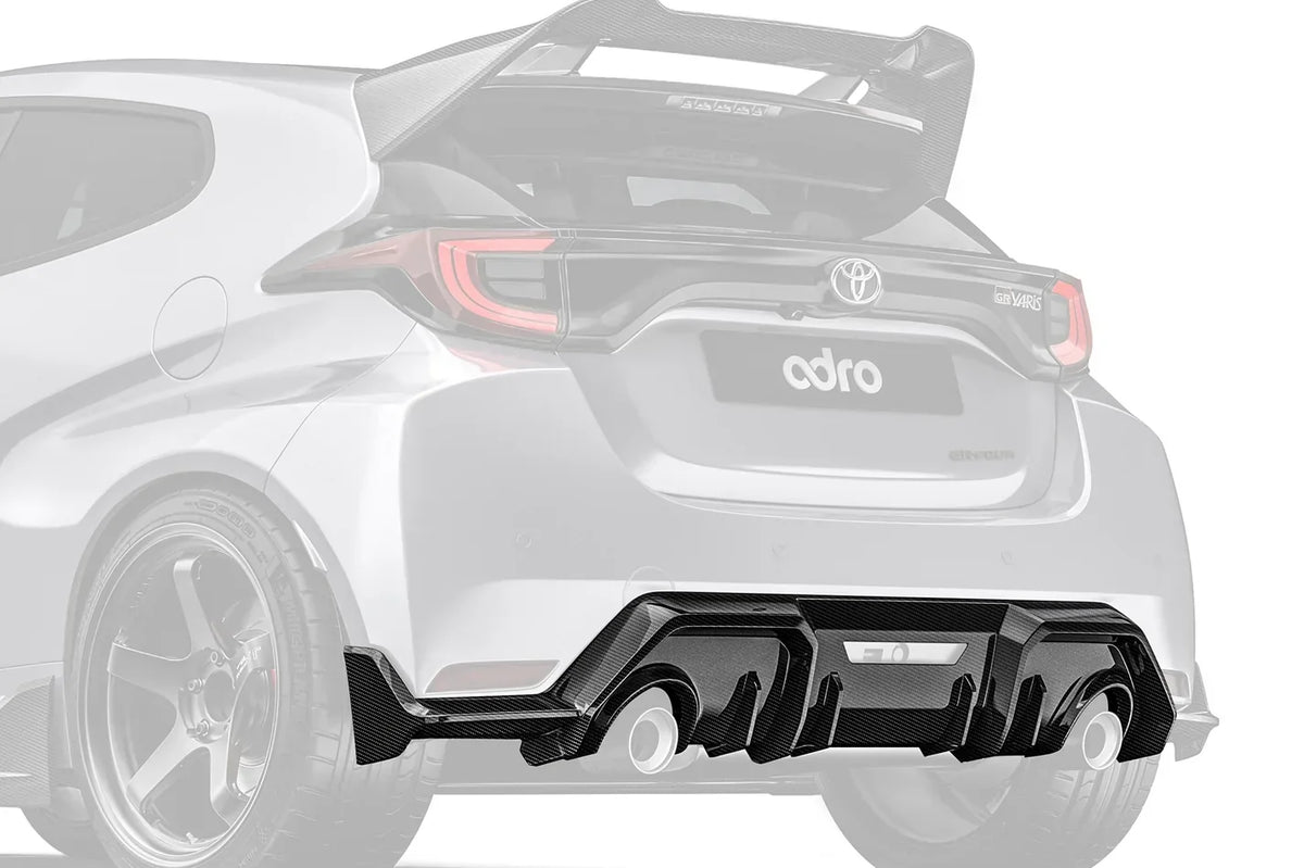 Carbon Fiber Rear Diffuser for Toyota GR Yaris 2020-2024