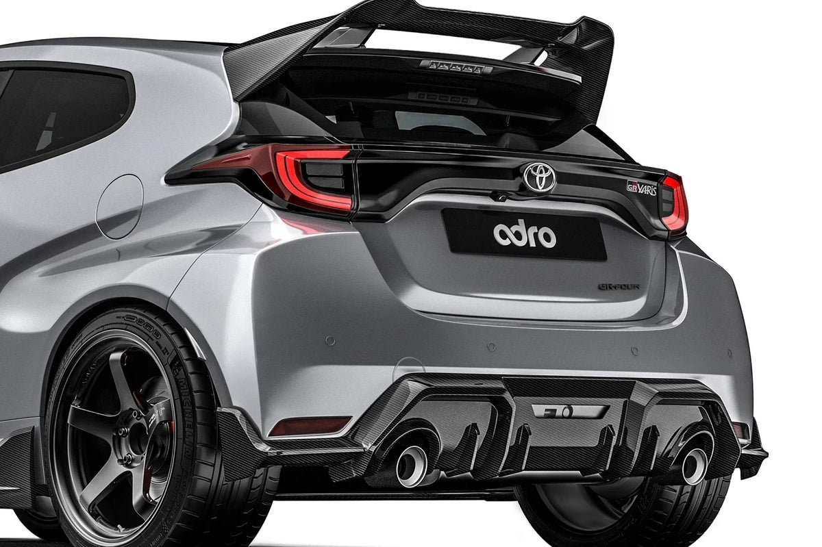 Carbon Fiber Rear Diffuser for Toyota GR Yaris 2020-2024