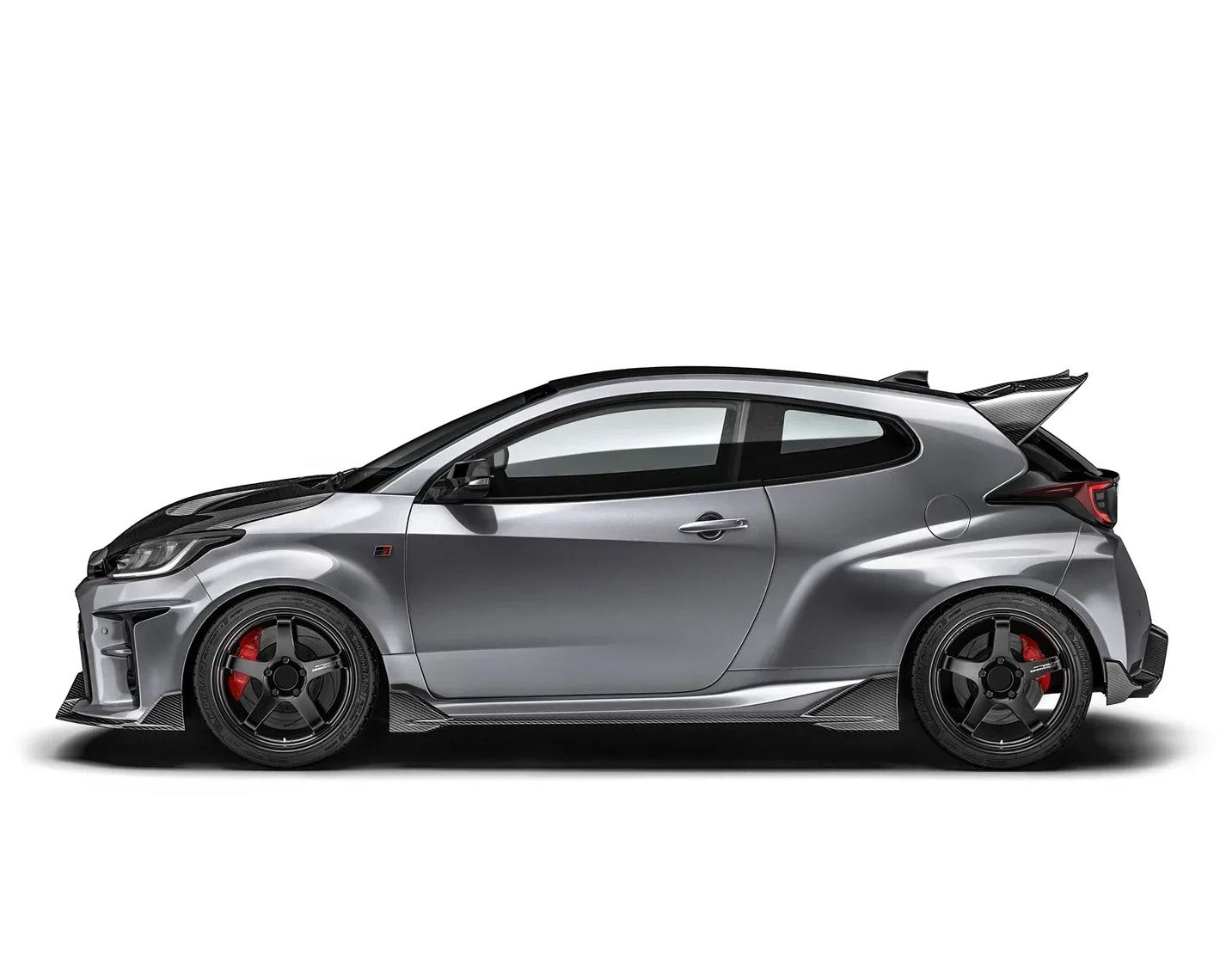 Carbon Fiber Side Skirts for Toyota GR Yaris 2020+ - Side