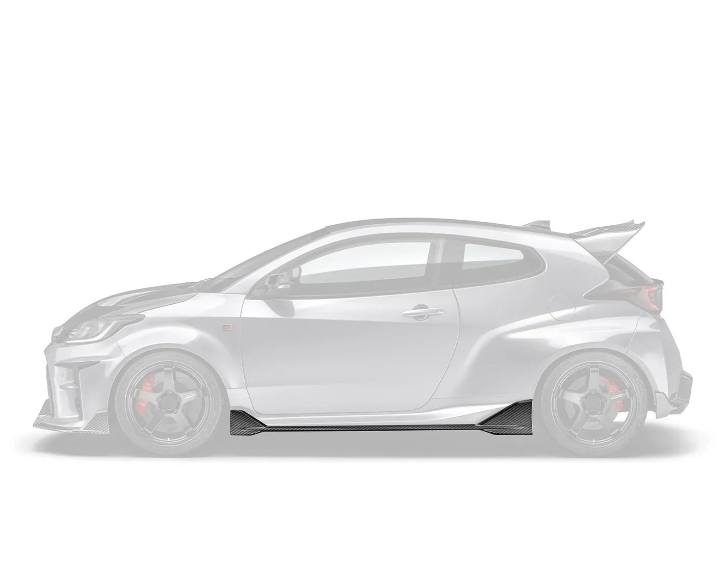 Carbon Fiber Side Skirts for Toyota GR Yaris 2020+ - Side