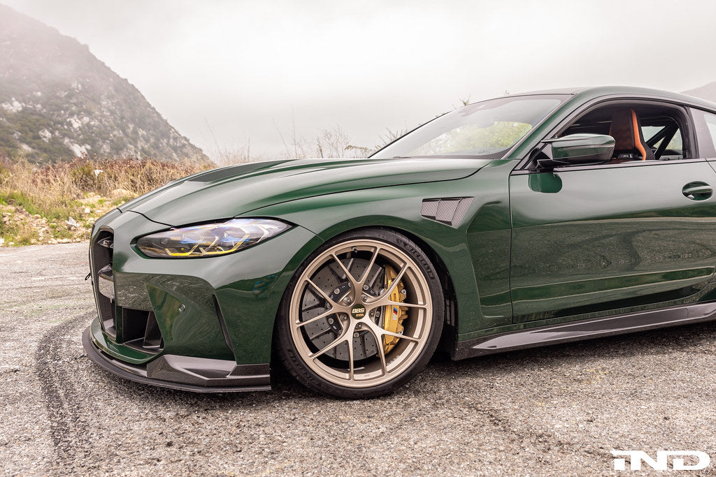 Carbon Vented Front Fender Set for BMW M3 G80 G81 - Carbon