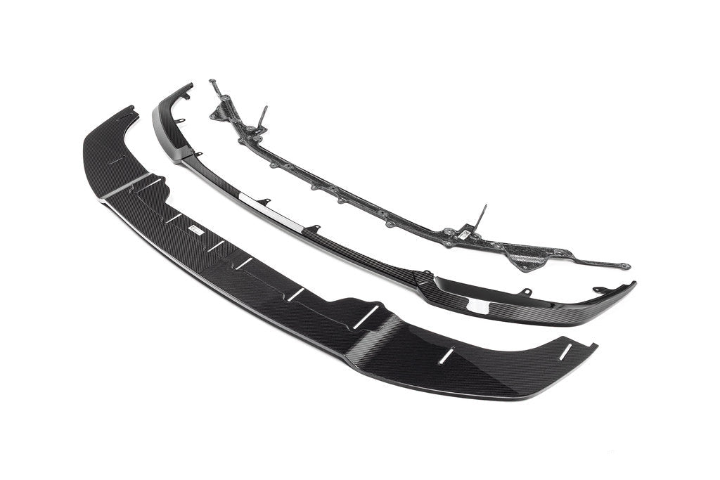 Class 3 Carbon Adjustable Front Lip for BMW M2 G87 - Carbon