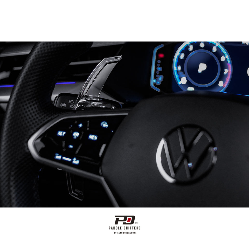 Clear Paddle Shift Extension - Volkswagen GTI MK8 - Paddle