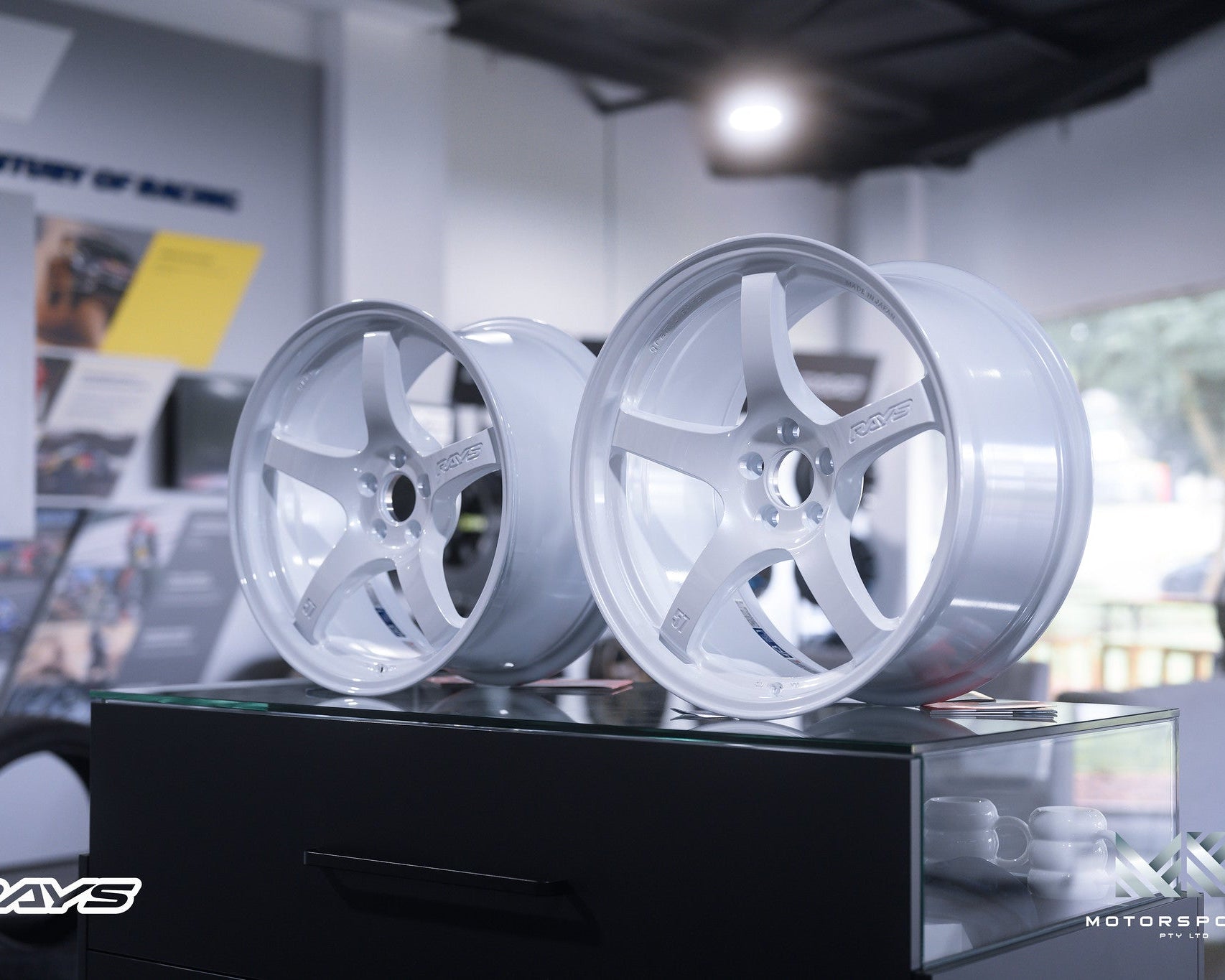 gramLIGHTS 57CR Ceramic Pearl White - Premium Wheels from Gram Lights - From just $2390.0! Shop now at MK MOTORSPORTS