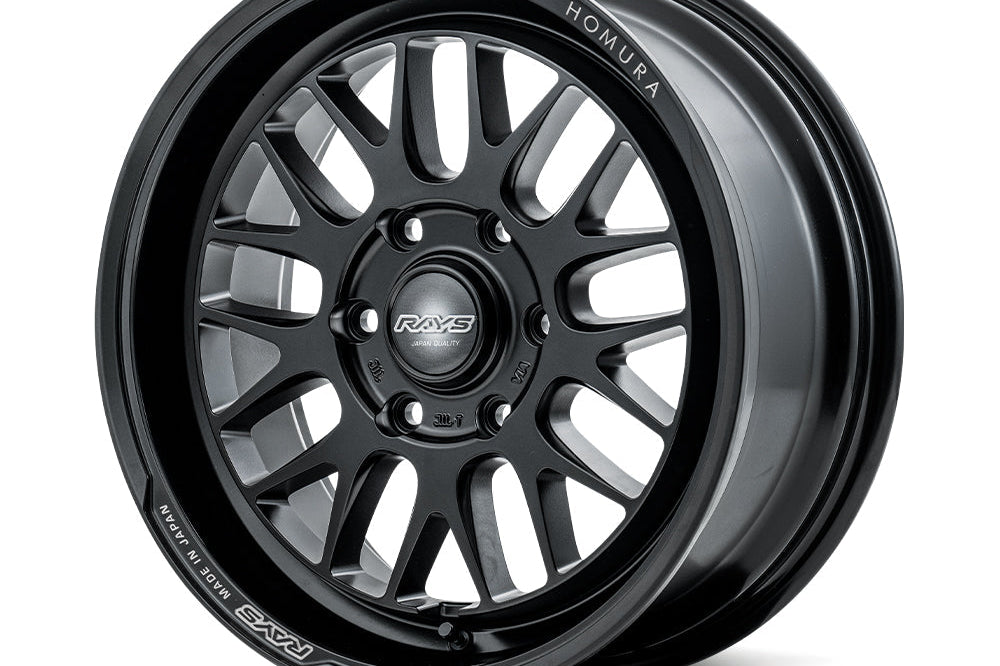 Homura 2x9L-RA - 17x6.5 + 38 6x139.7 / Semigloss Black