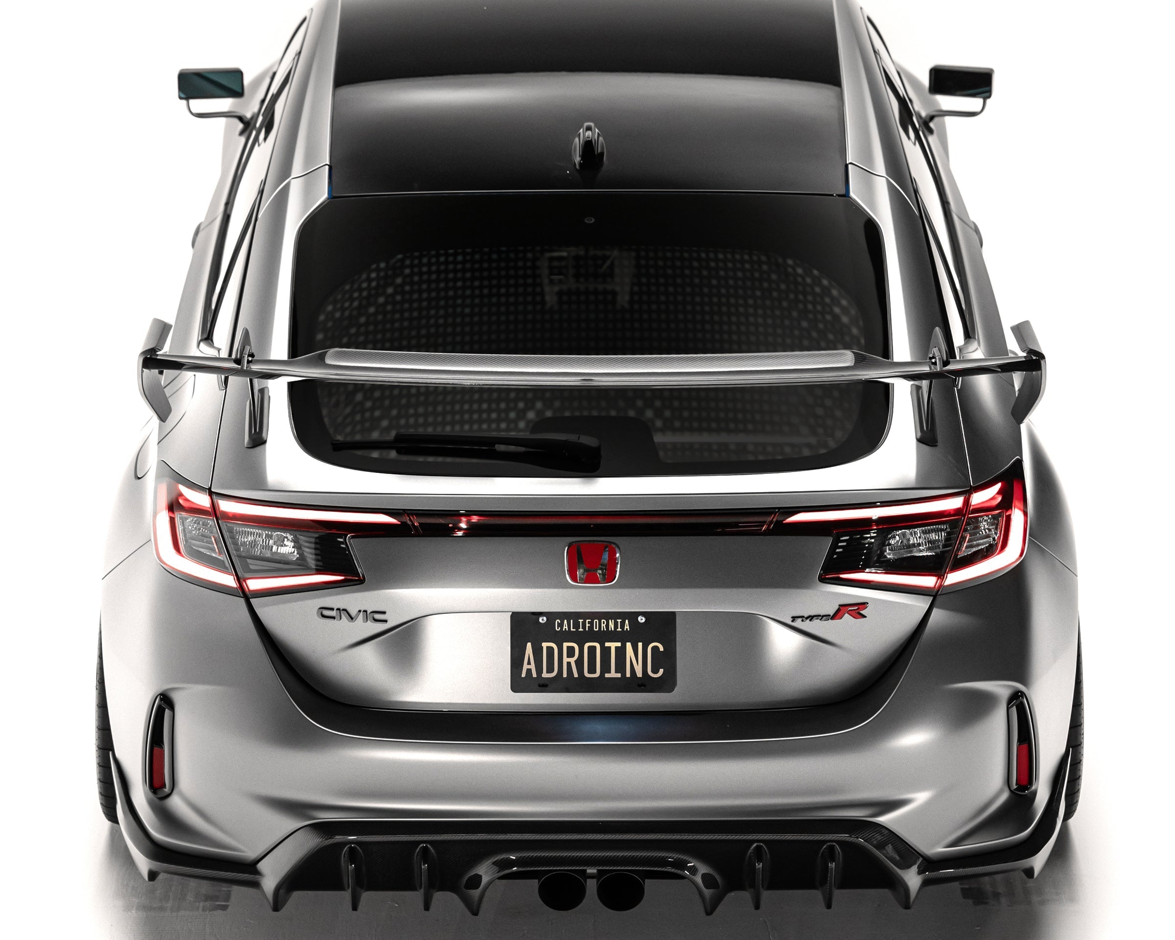 Honda Civic FL5 Type R Carbon Fiber AT-R4 Swan Neck Wing