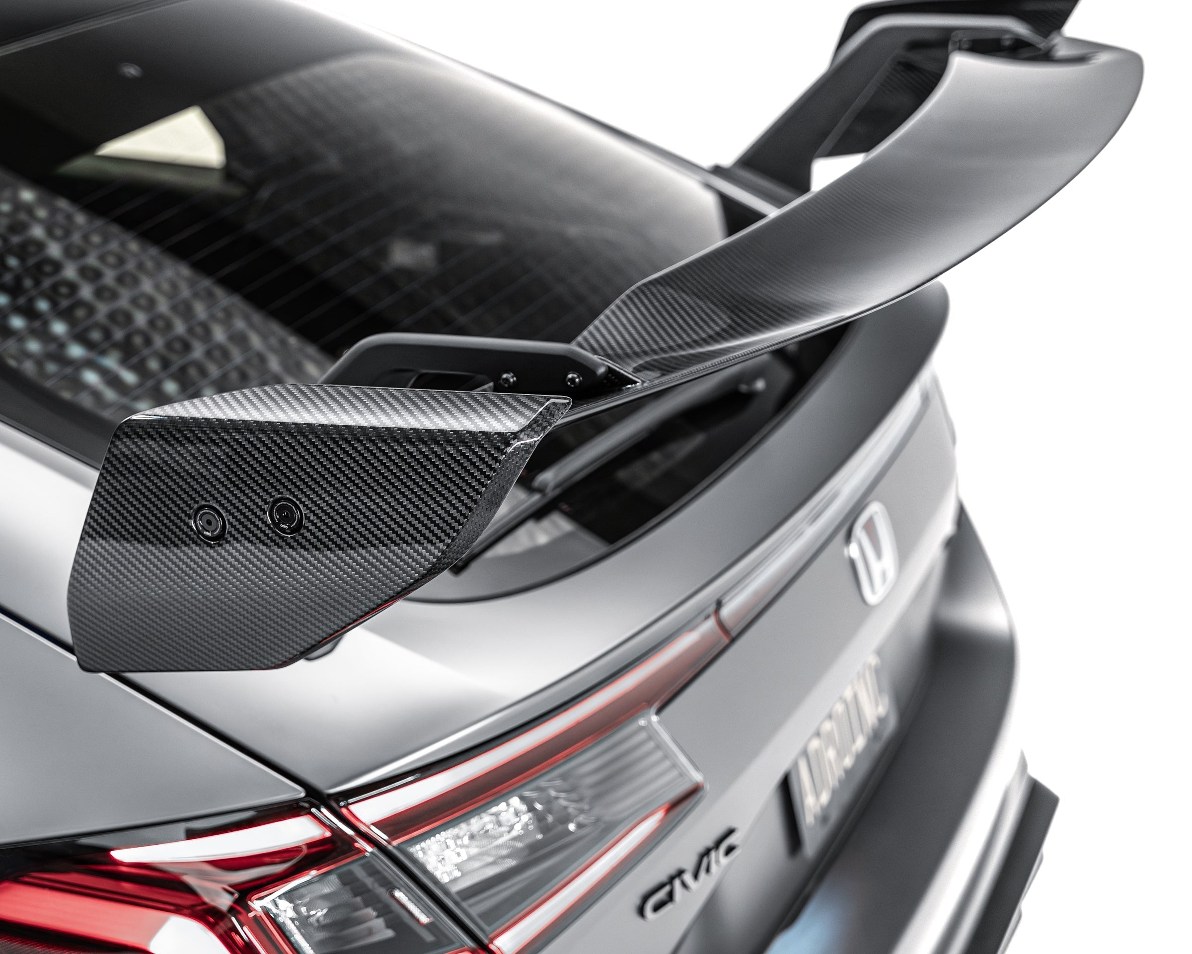 Honda Civic FL5 Type R Carbon Fiber AT-R4 Swan Neck Wing