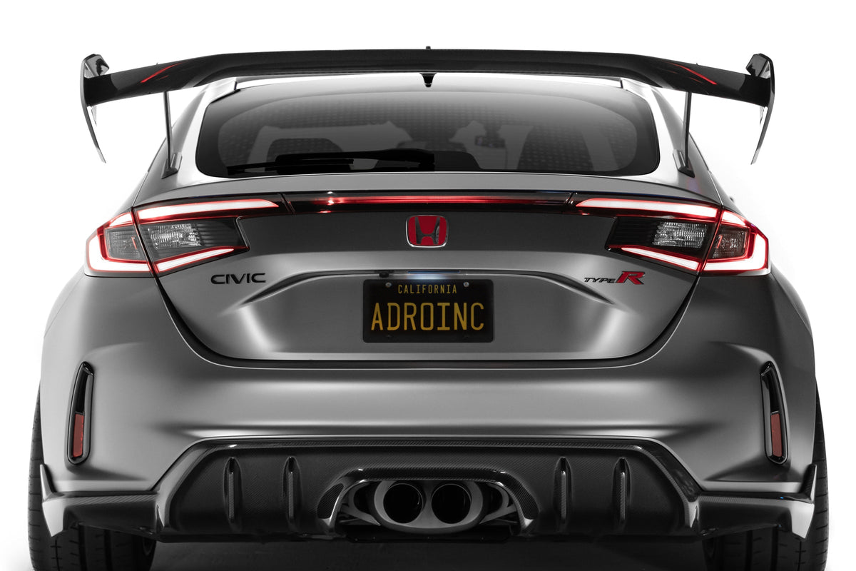 Honda Civic FL5 Type R Carbon Fiber AT-R4 Swan Neck Wing