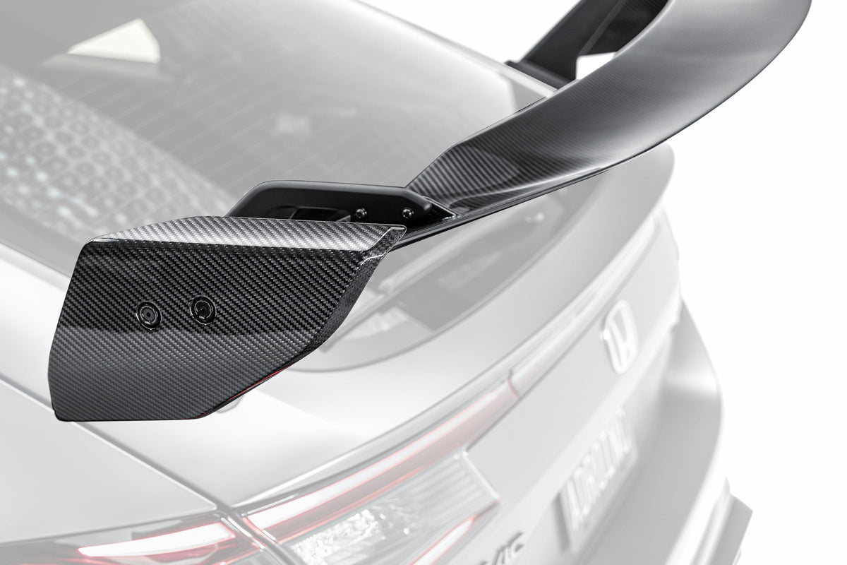 Honda Civic FL5 Type R Carbon Fiber AT-R4 Swan Neck Wing