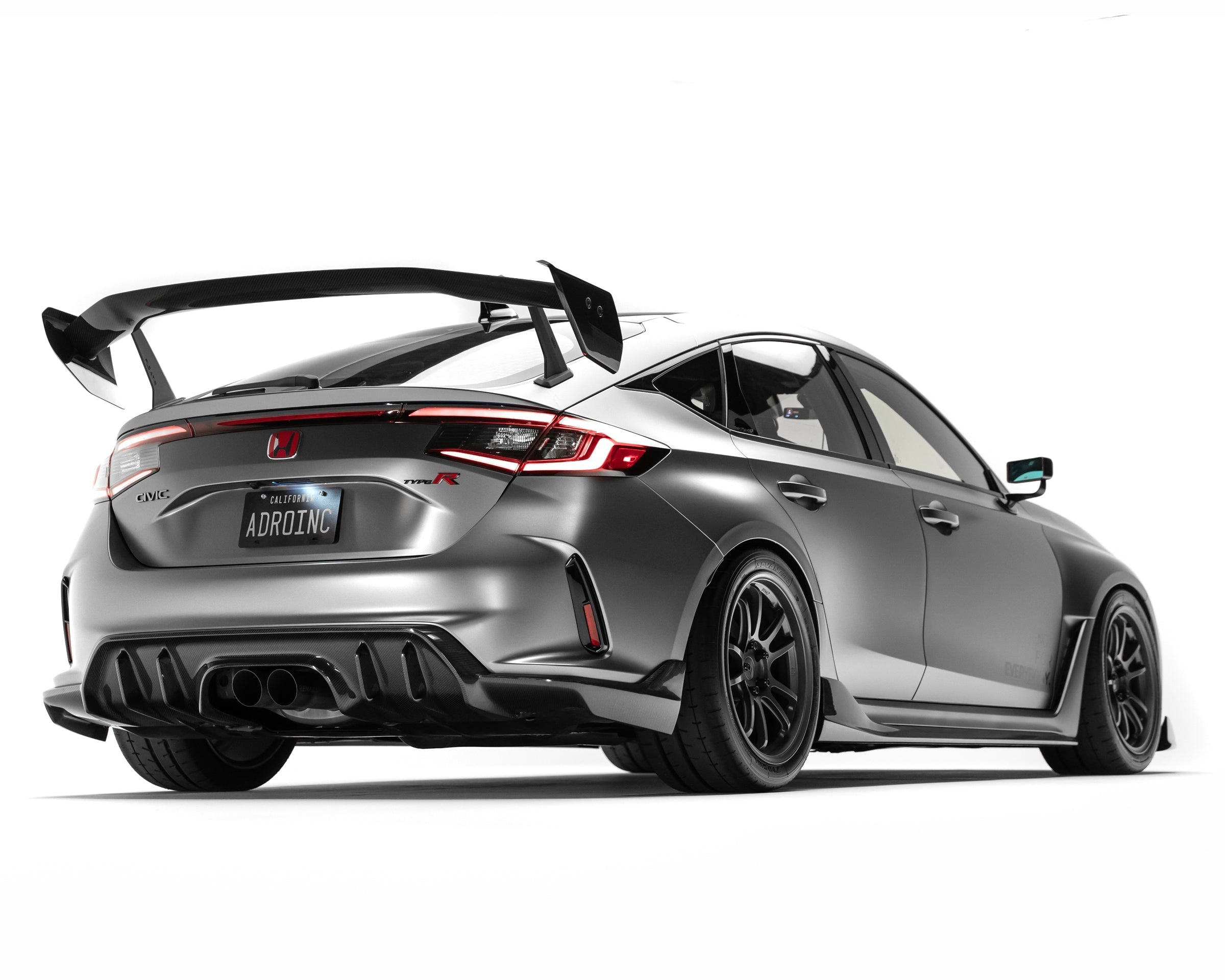 Honda Civic FL5 Type R Carbon Fiber Rear Diffuser - Rear
