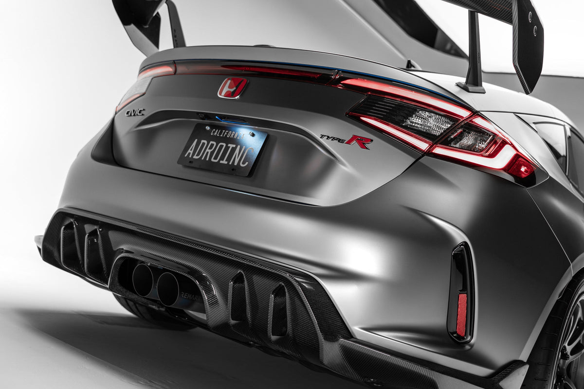 Honda Civic FL5 Type R Carbon Fiber Rear Diffuser - Rear