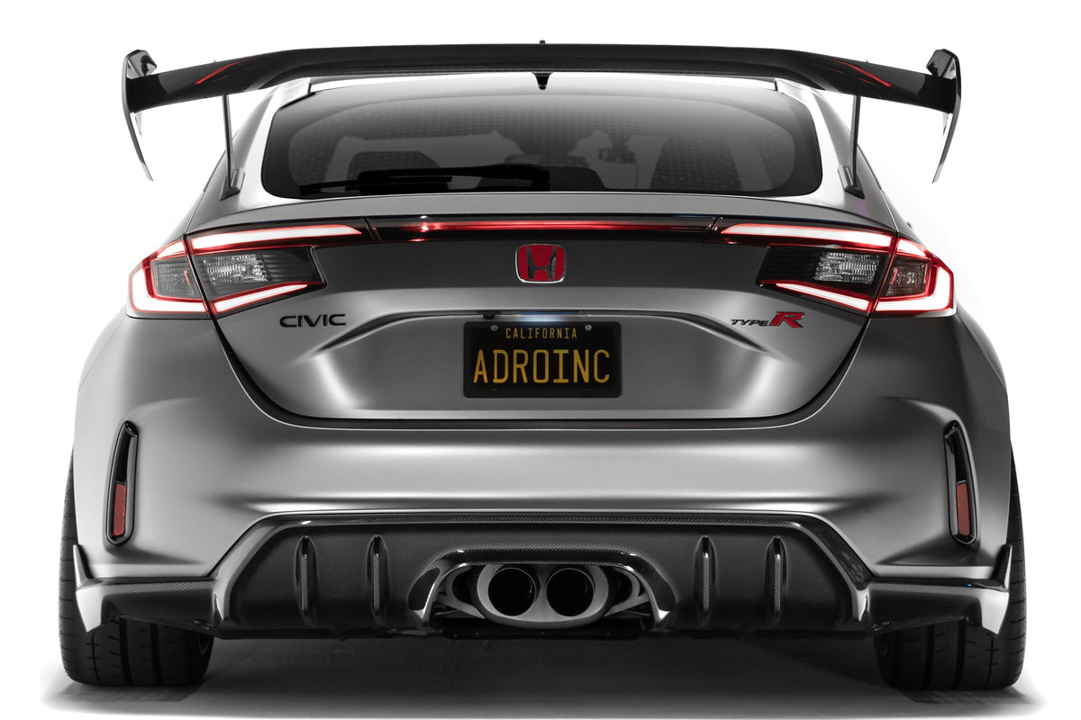 Honda Civic FL5 Type R Carbon Fiber Rear Diffuser - Rear
