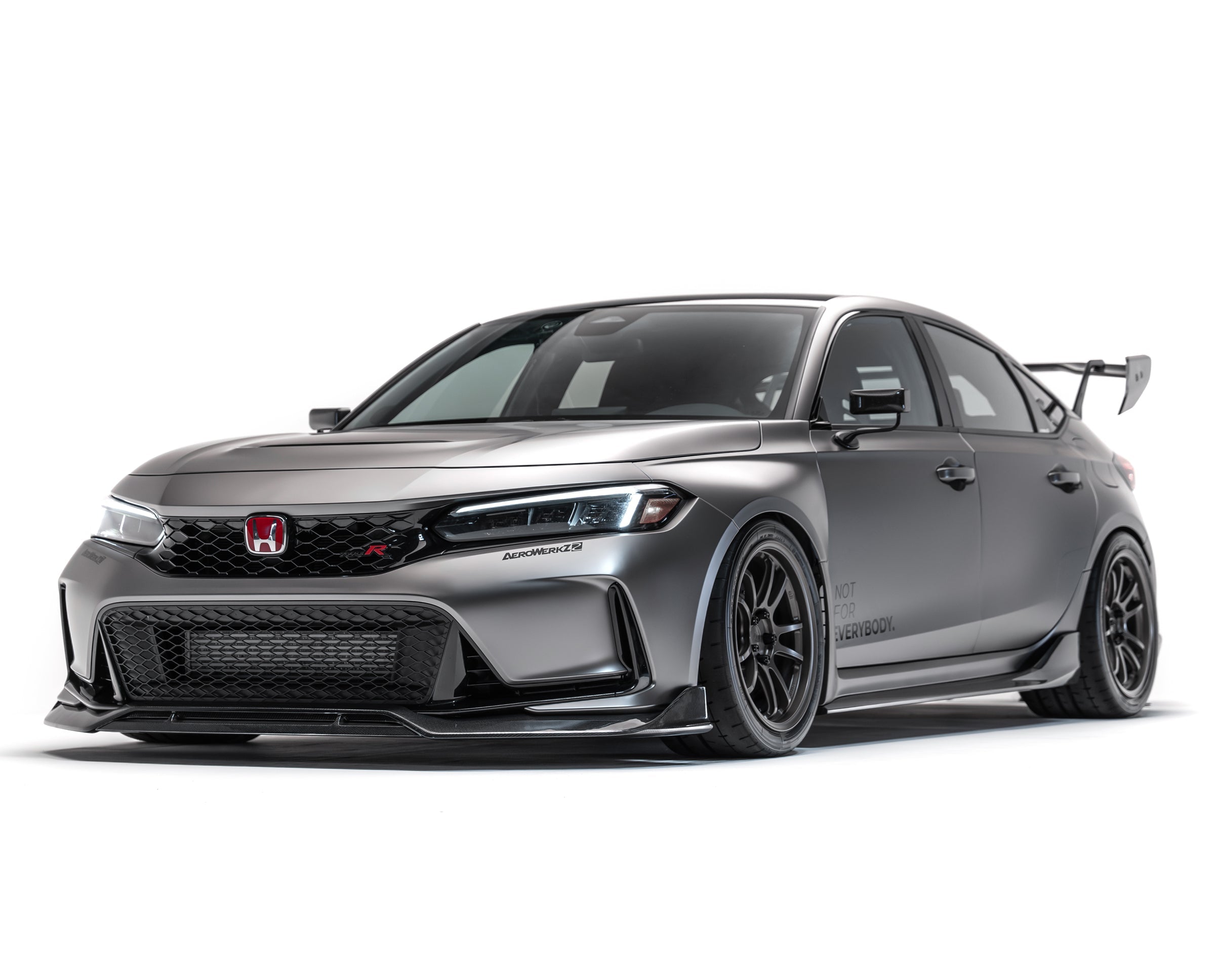 Honda Civic FL5 Type R Carbon Fiber Side Skirts - Side