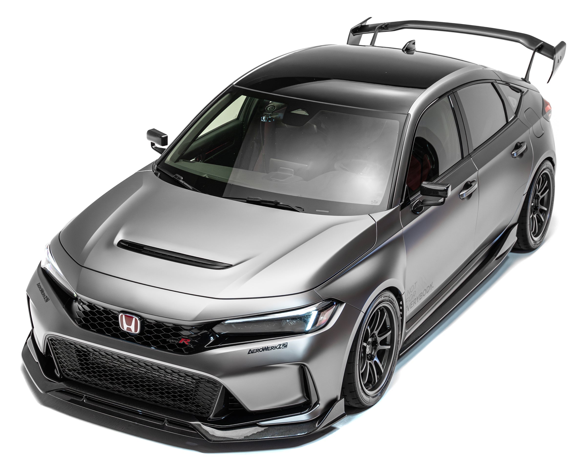 Honda Civic FL5 Type R Carbon Fiber Side Skirts - Side