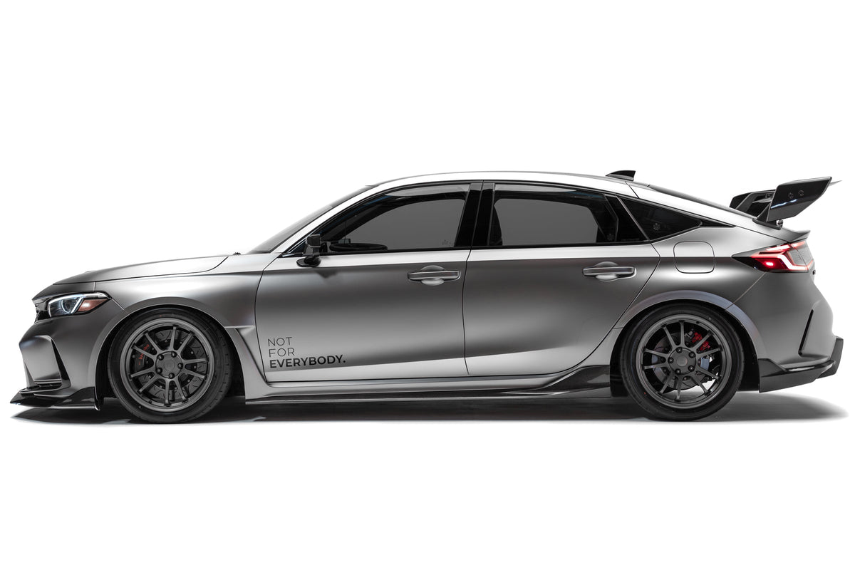 Honda Civic FL5 Type R Carbon Fiber Side Skirts - Side