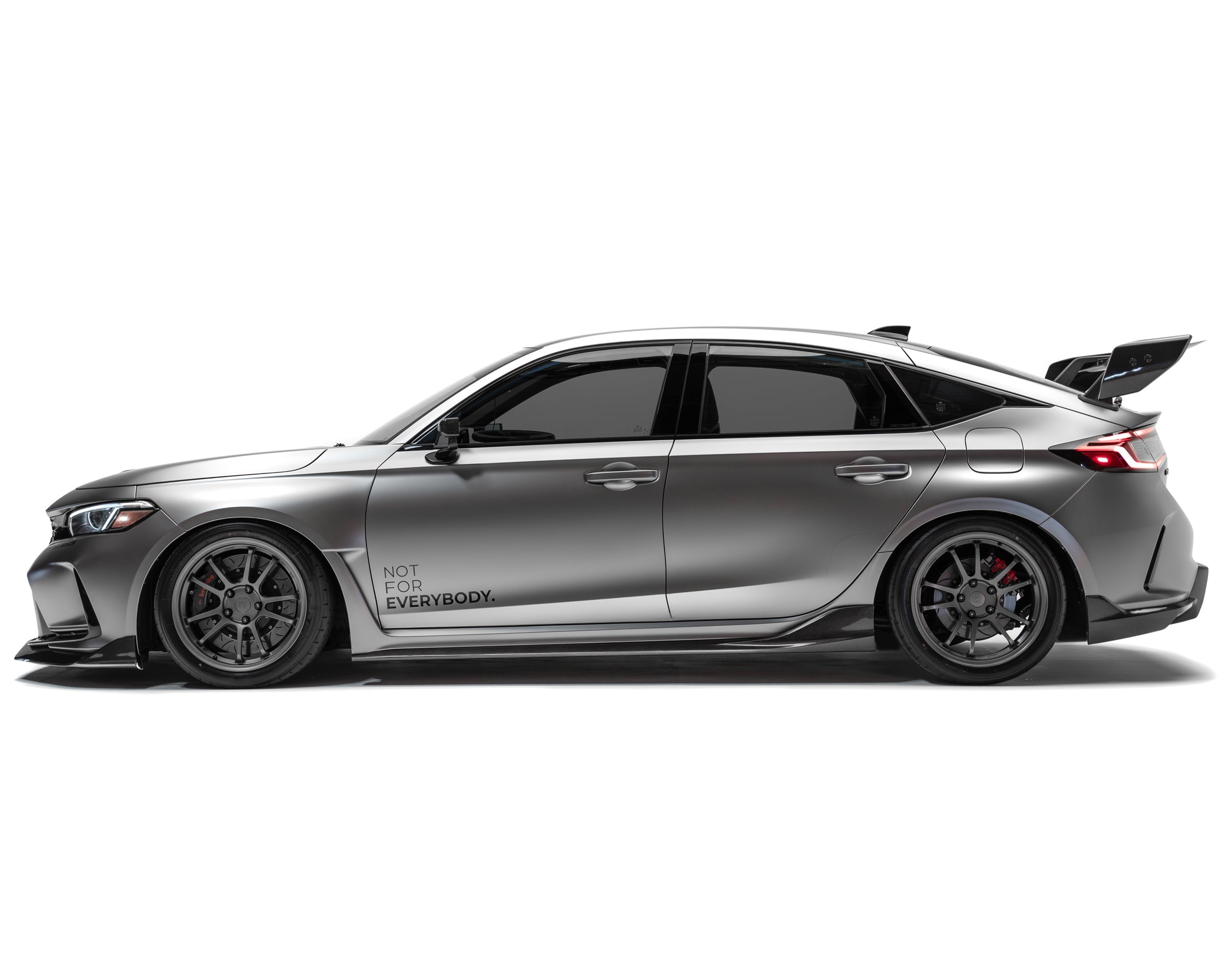 Honda Civic FL5 Type R Carbon Fiber Side Skirts - Side