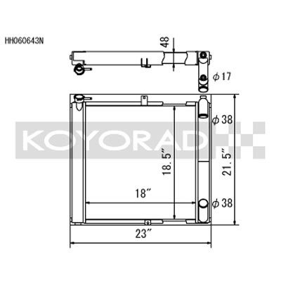 Koyo (Koyorad) Performance Radiator: Mazda RX-7 FC 1.3L