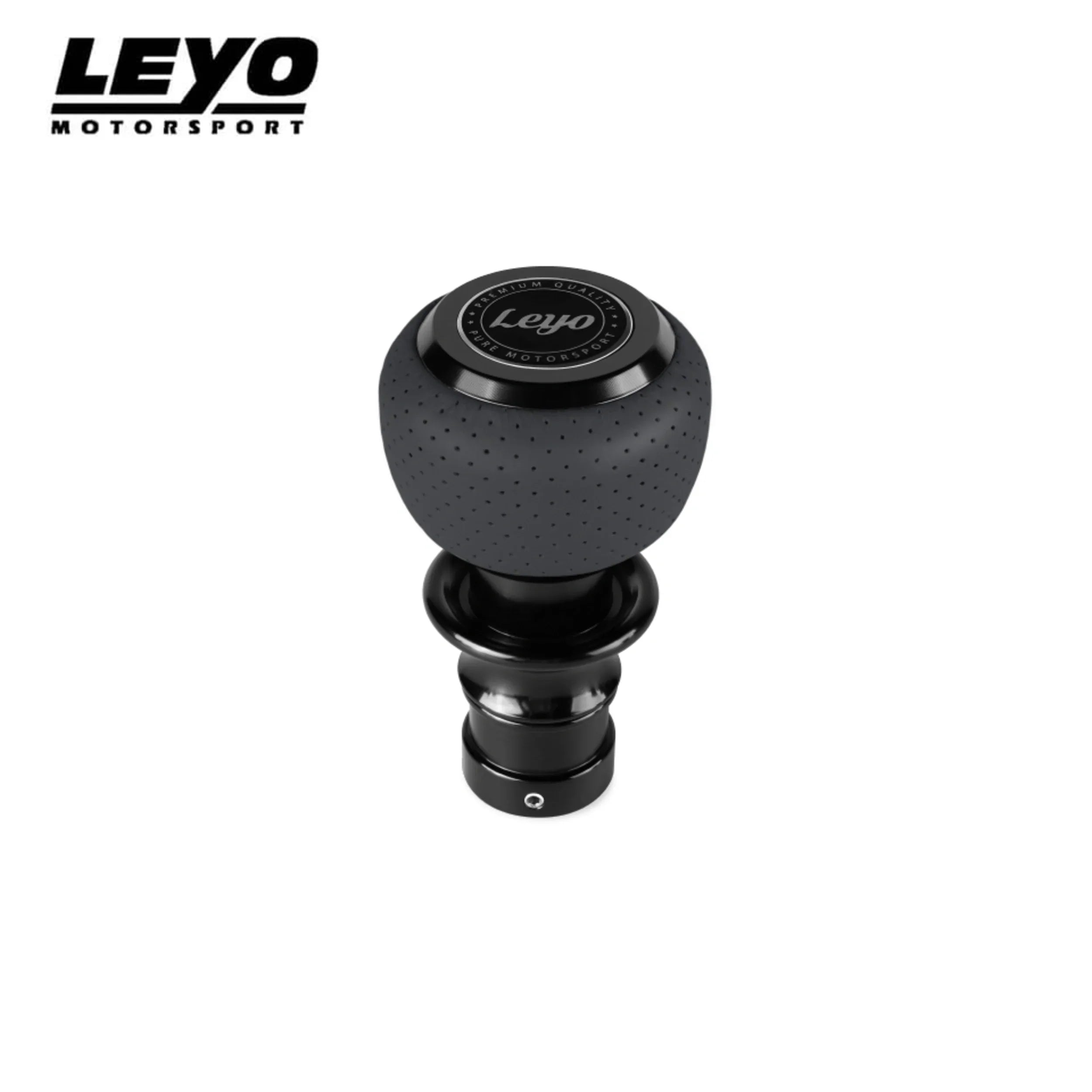 Leyo Navy Blue Nappa DSG Shift Knob (Blk Anodized) - Shift