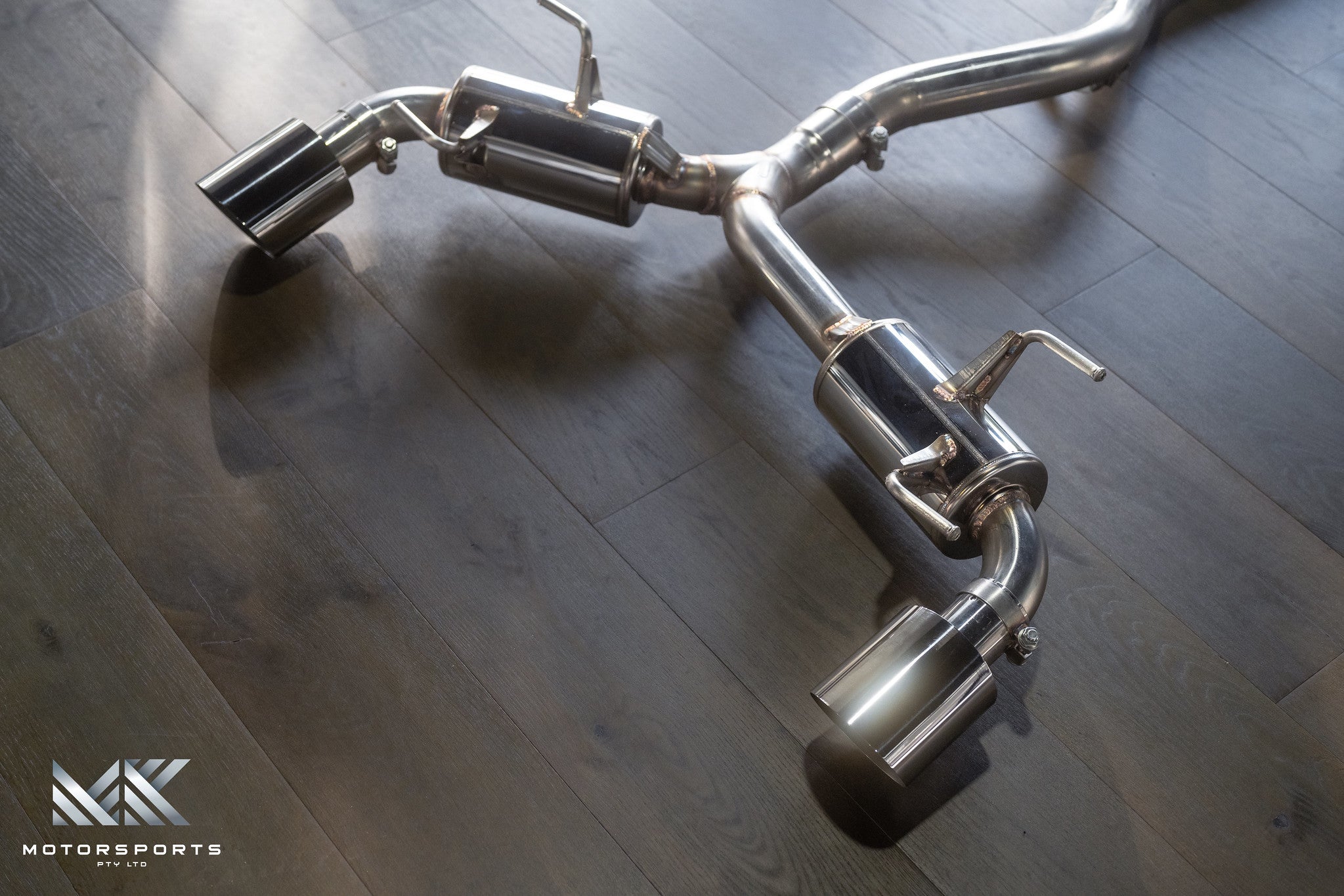 MXP Comp RS Dual Exit for GR86/BRZ - Chrome Tips