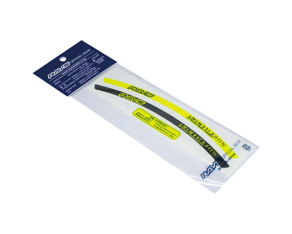 No.10 gramLIGHTS RIM STICKER - Luminous Yellow - Wheels