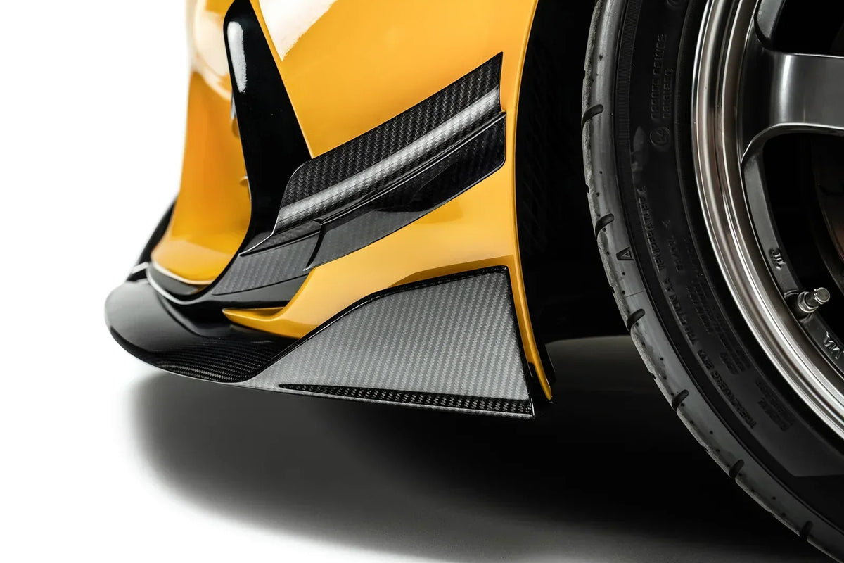 Prepreg Front Bumper Canards for Toyota GR Supra (ADRO