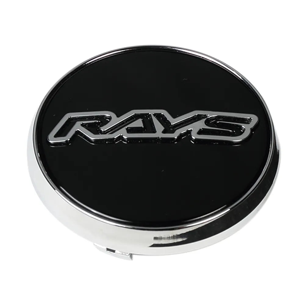 RAYS General Centre Cap - No.26 V2 BK/Chrome - Centre Caps