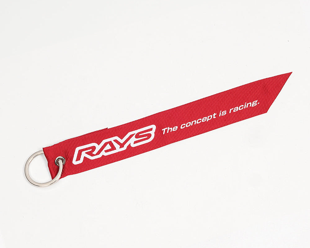 RAYS Official RAYS Logo Ribbon + O Ring Type - Red