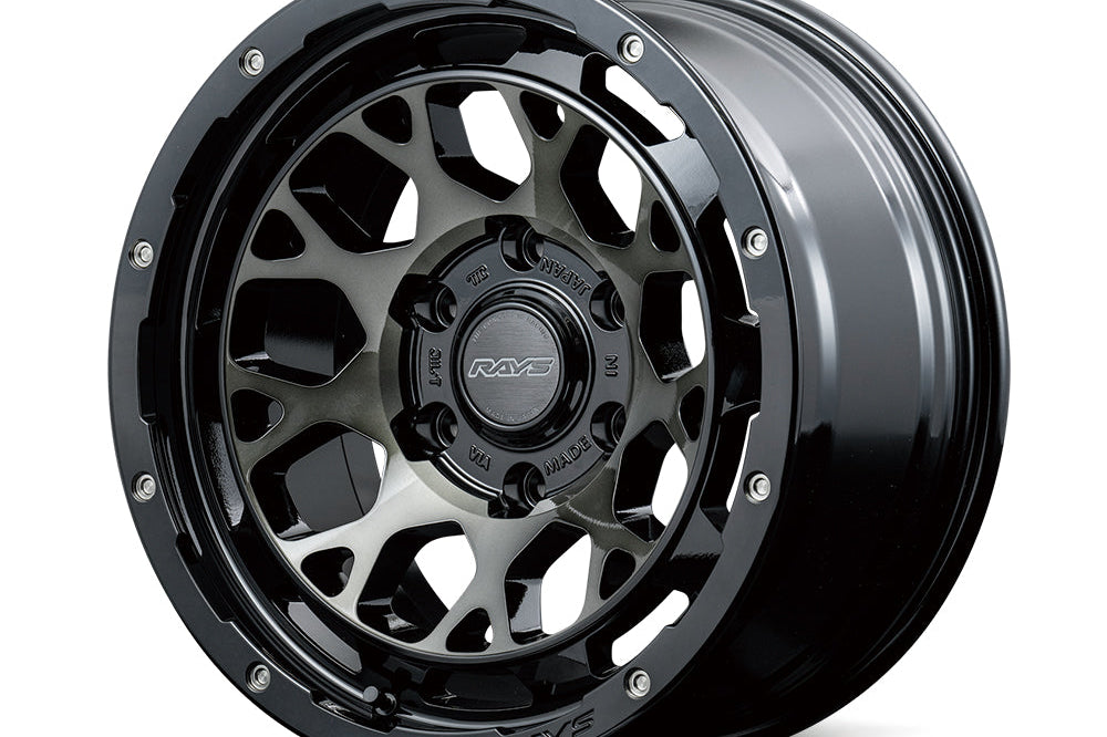 RAYS Offroad M9 + - 16x6 -5 5x139.7 / Black/Disk Clear