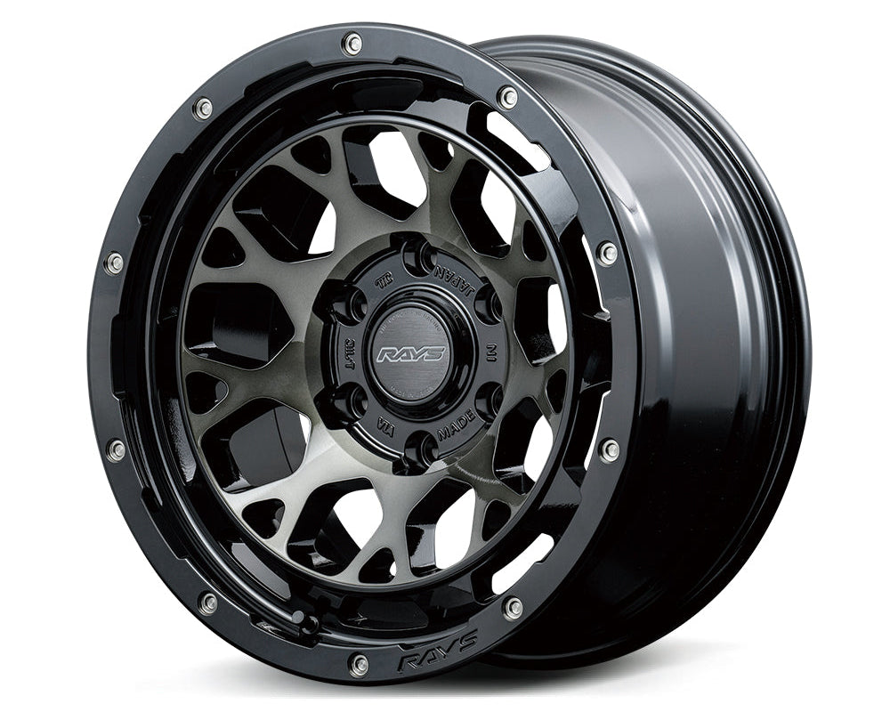 RAYS Offroad M9 + - 16x6 -5 5x139.7 / Black/Disk Clear
