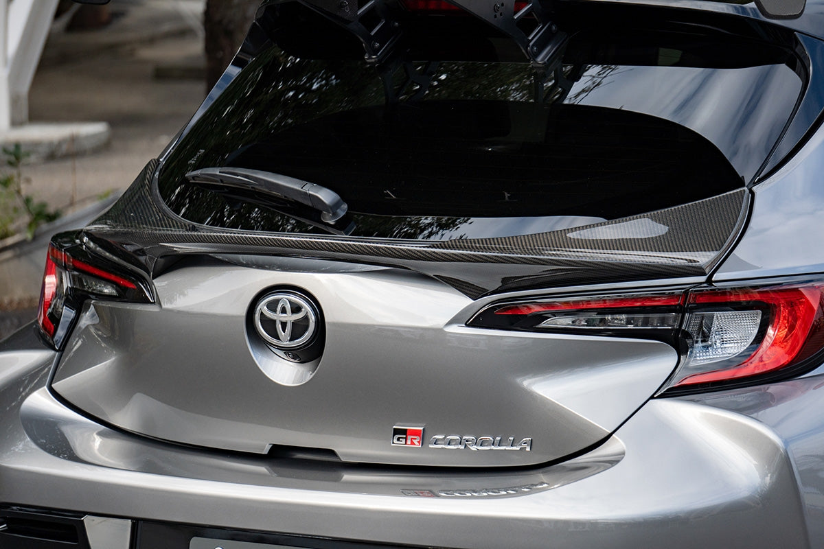SARD GT1 Rear Gate Spoiler for GR Corolla - Carbon - Aero