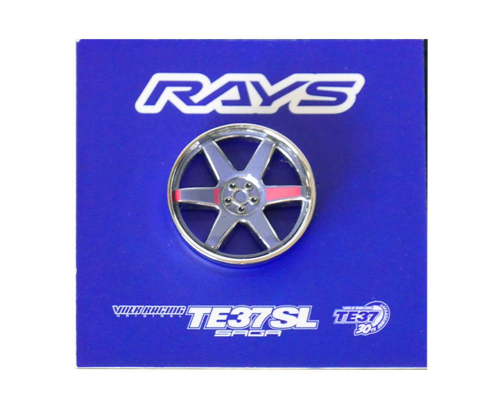 TE37 30TH RAYS x LEEN CUSTOMS COLLAB Pin Badge - TE37 SL