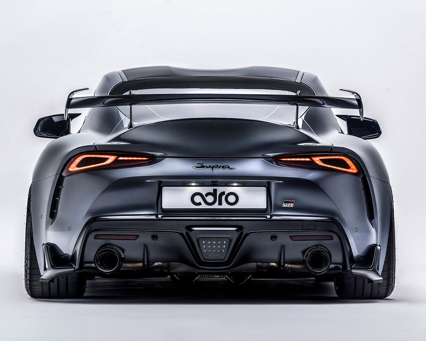 Toyota GR Supra A90 Carbon Fiber AT-R2 Swan Neck Wing 2019+