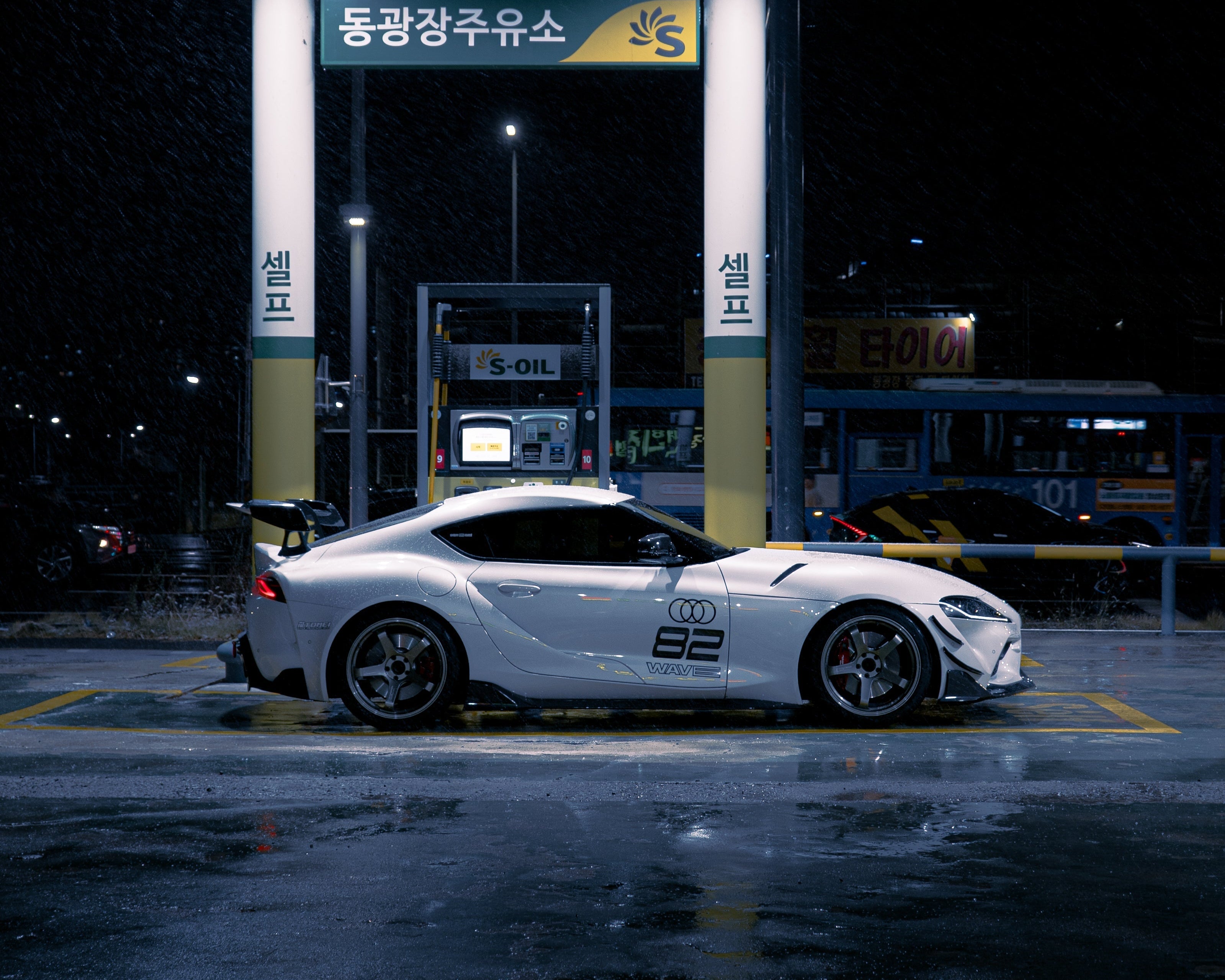 Toyota GR Supra A90 Carbon Fiber AT-R2 Taller Swan Neck