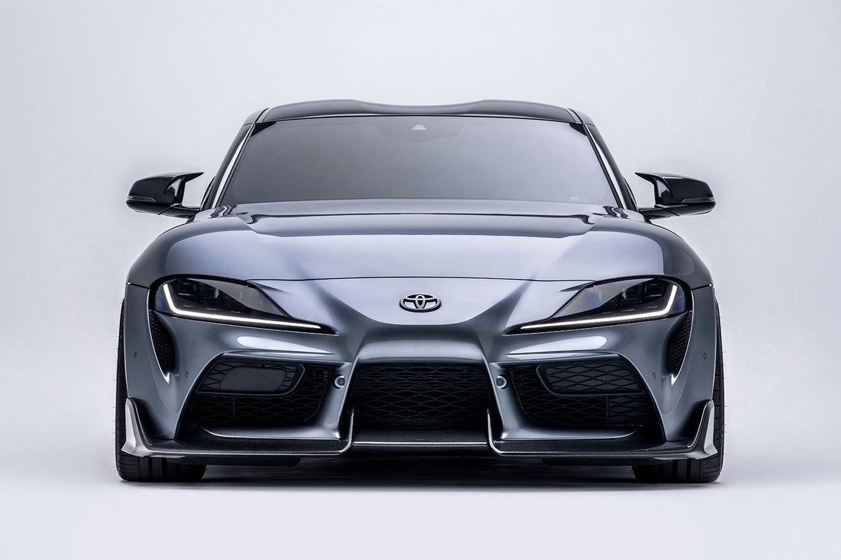 Toyota GR Supra A90 Carbon Fiber Front Lip 2019+ - Front