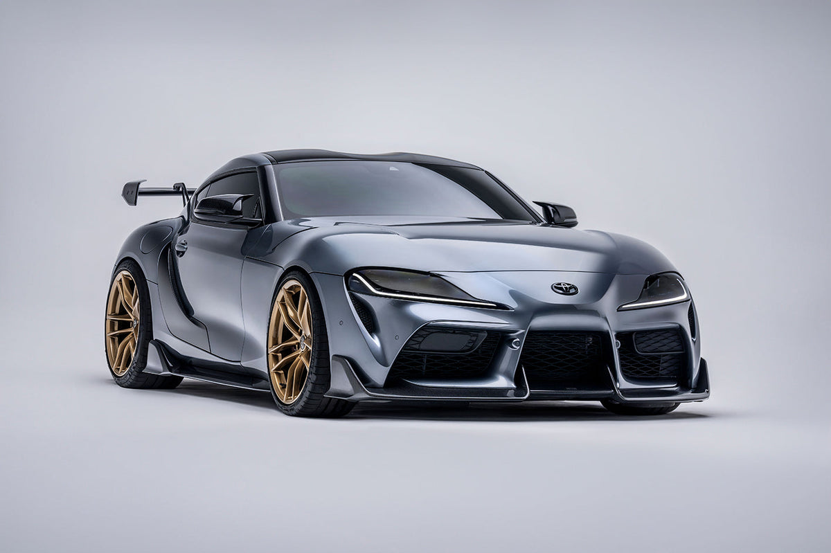 Toyota GR Supra A90 Carbon Fiber Front Lip 2019+ - Front