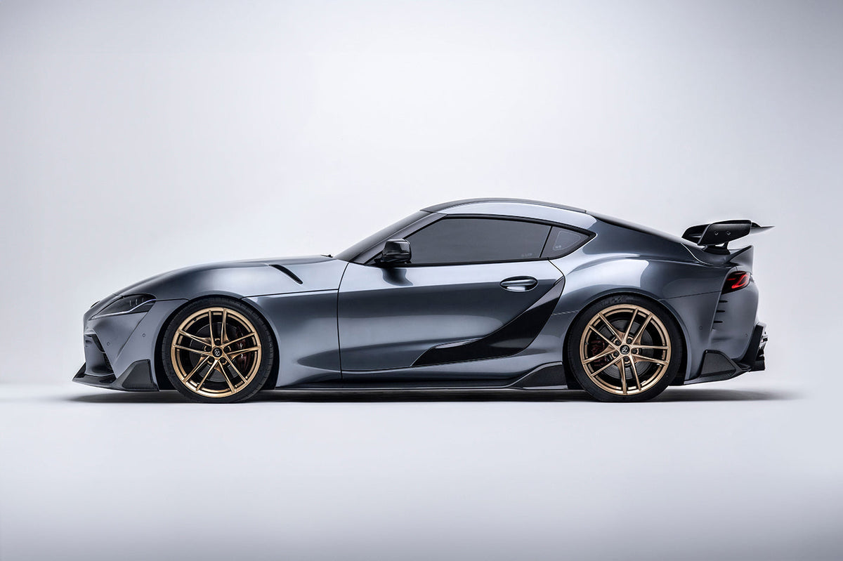 Toyota GR Supra A90 Carbon Fiber Front Lip 2019+ - Front