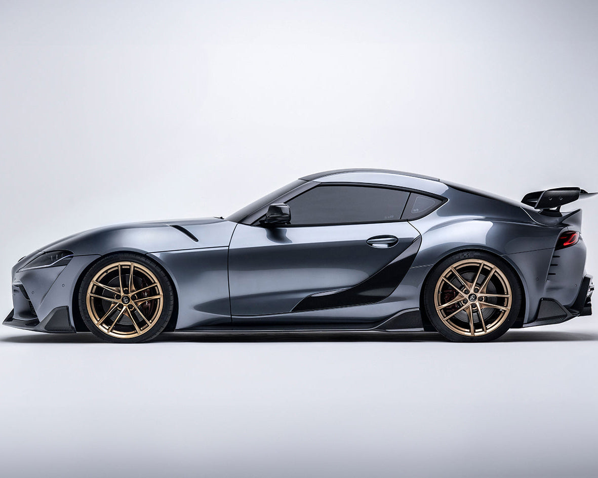 Toyota GR Supra A90 Carbon Fiber Front Lip 2019+ - Front