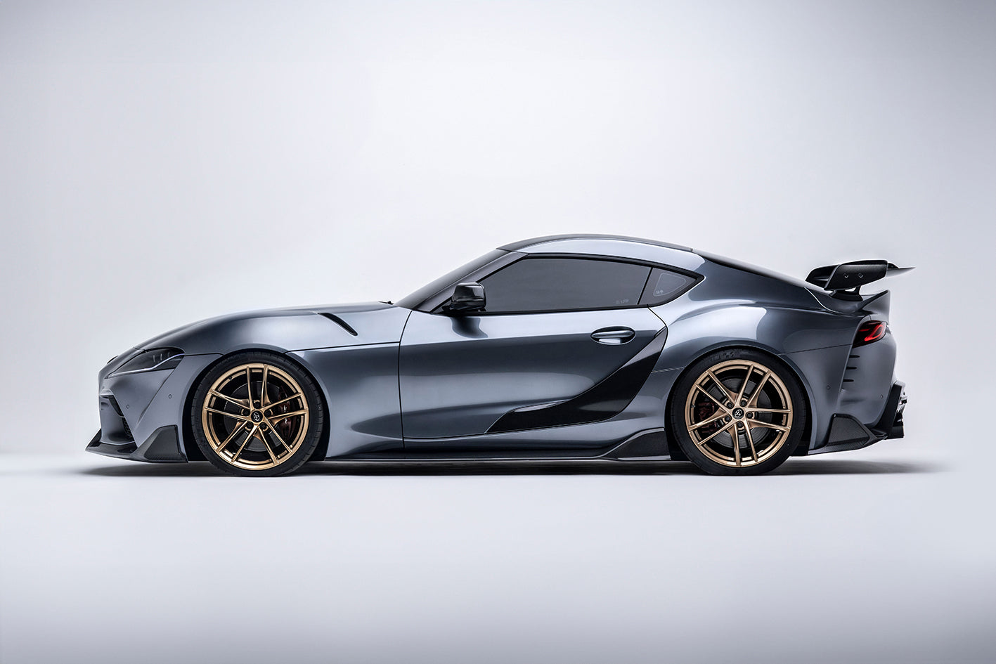 Toyota GR Supra A90 Carbon Fiber Front Lip 2019+ - Front