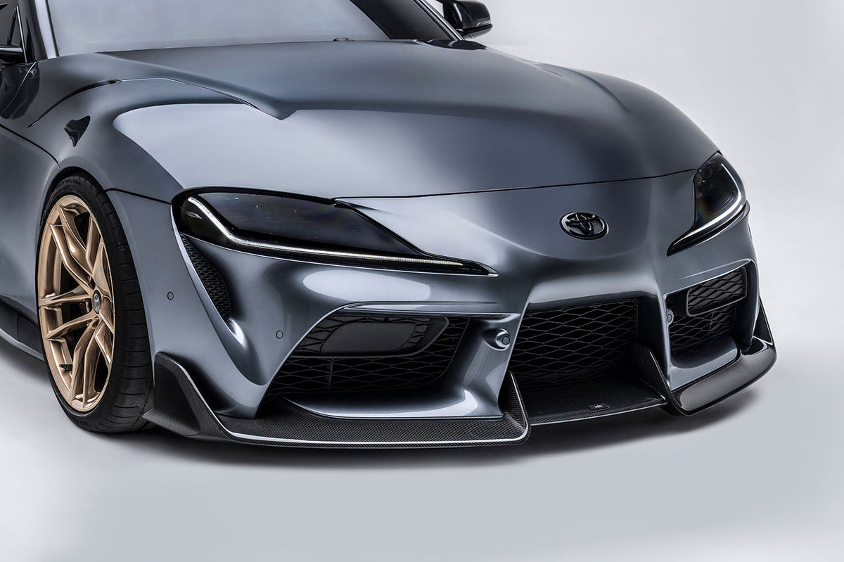 Toyota GR Supra A90 Carbon Fiber Front Lip 2019+ - Front