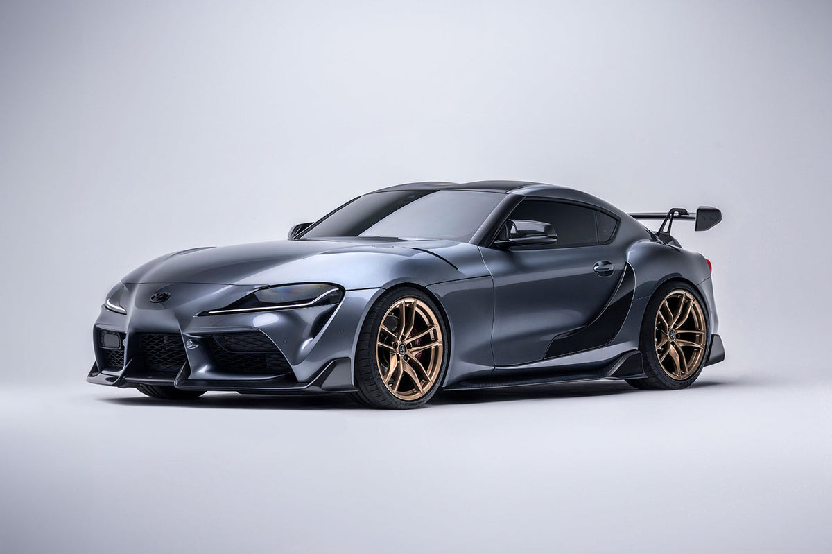Toyota GR Supra A90 Carbon Fiber Front Lip 2019+ - Front