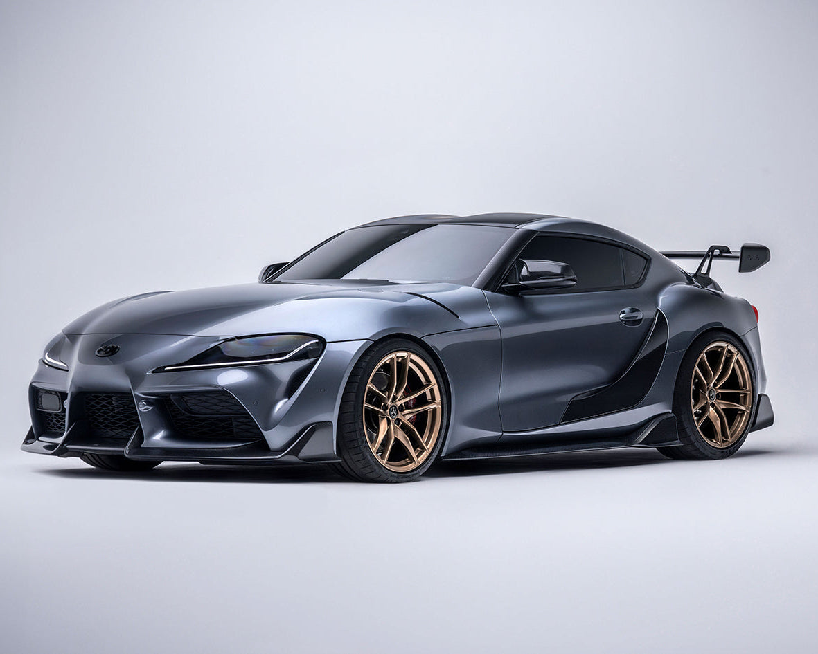 Toyota GR Supra A90 Carbon Fiber Front Lip 2019+ - Front