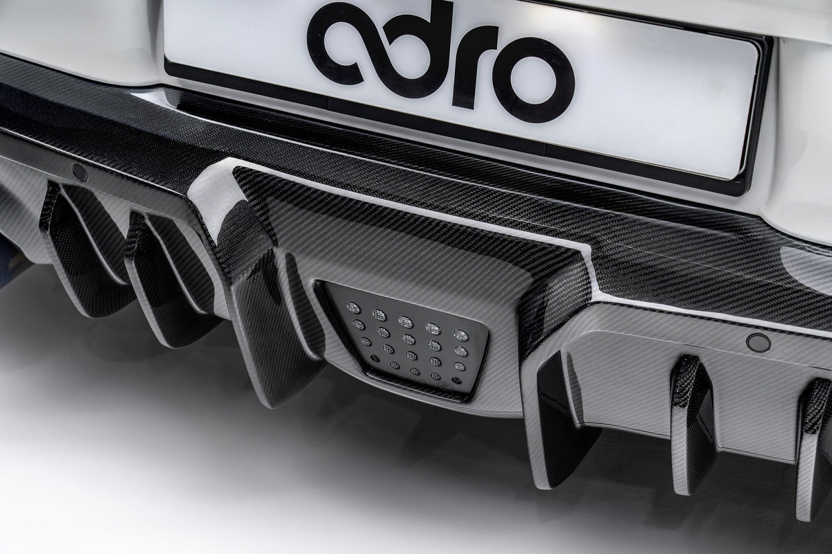 Toyota GR Supra A90 Carbon Fiber Rear Diffuser 2019+ - Rear