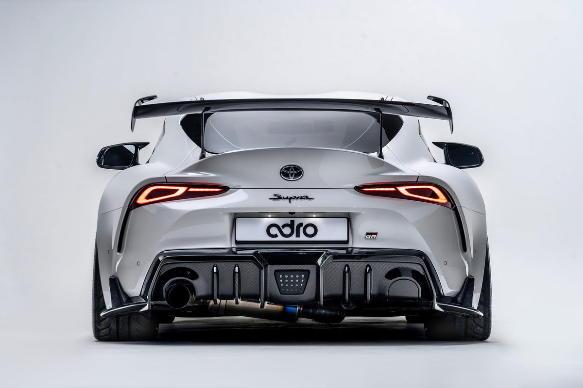 Toyota GR Supra A90 Carbon Fiber Rear Diffuser 2019+ - Rear