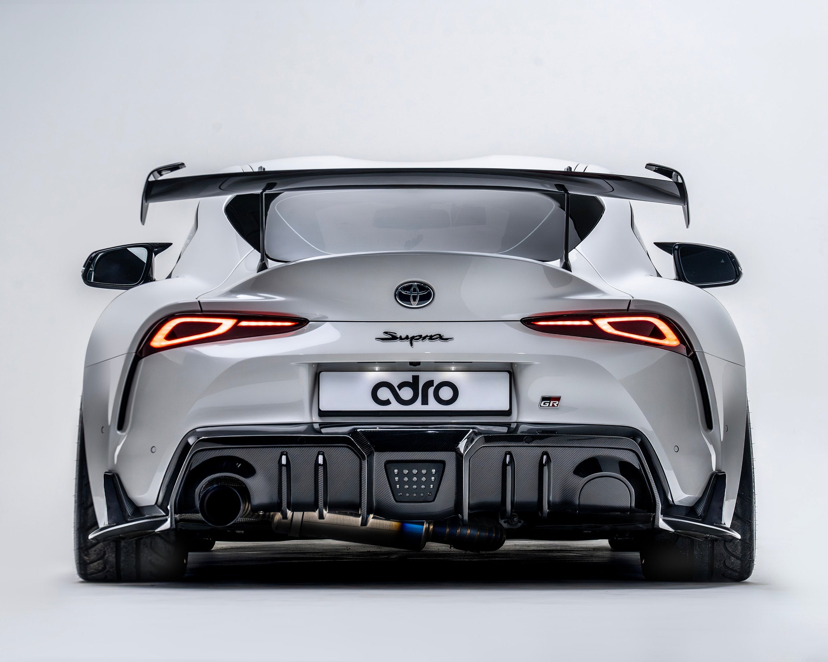 Toyota GR Supra A90 Carbon Fiber Rear Diffuser 2019+ - Rear